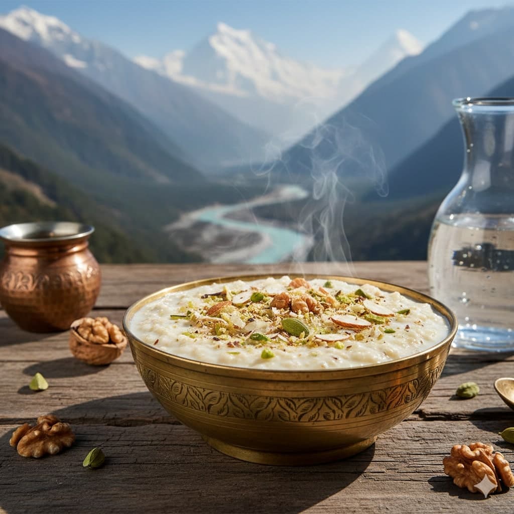 Badrinath High-Altitude Jhangora Kheer